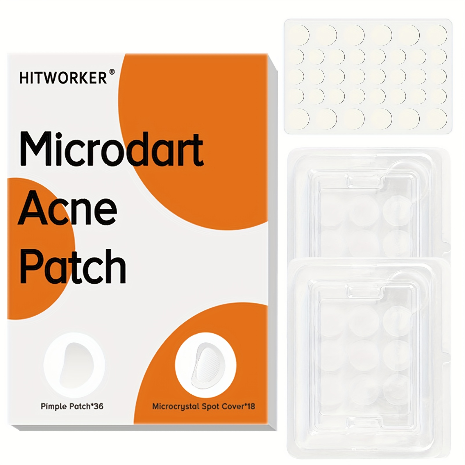 Skincare - 60PCS Pimple Patches with Microcrystal Spot