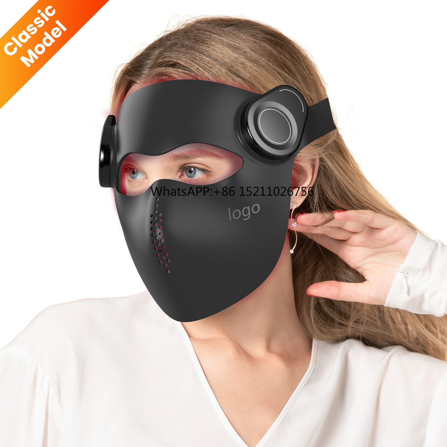 236 LEDs VCSEL  Face Mask 665n - Led Light Therapy Face Mask recension och pris