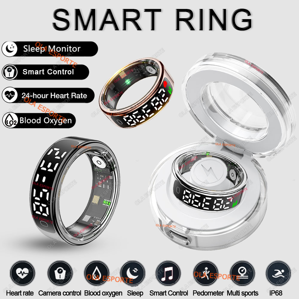 R13 Smart Ring with Display Sc - Health Monitors recension och pris
