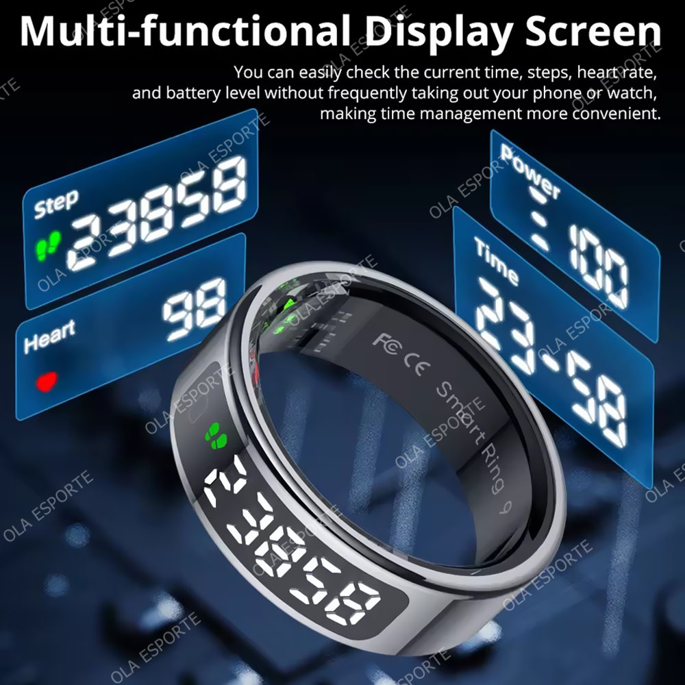 R13 Smart Ring with Display Sc - Health Monitors recension och pris