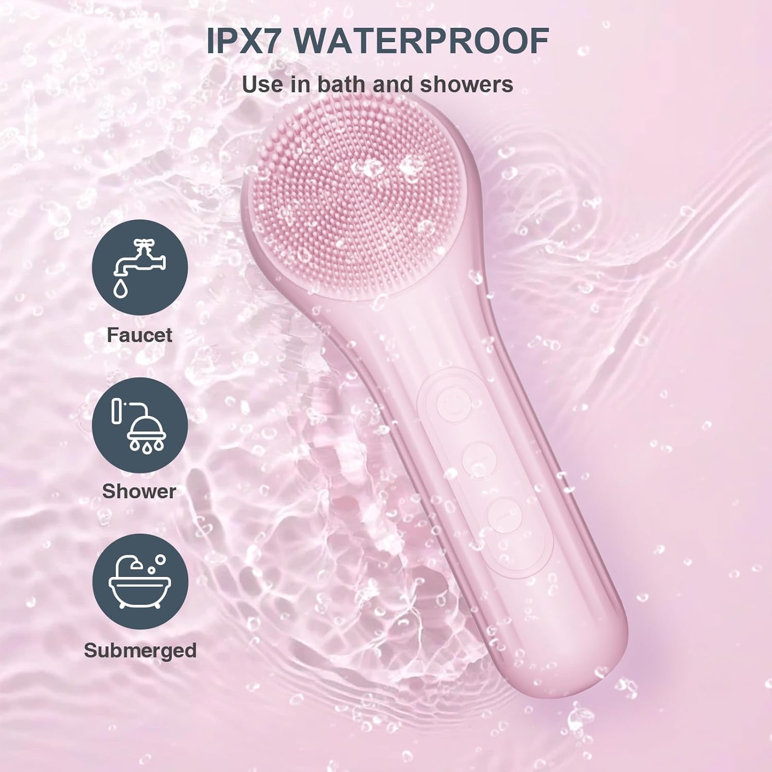 Silicone Face Scrubber, Waterp - Silicone Face Scrubber Electric recension och pris