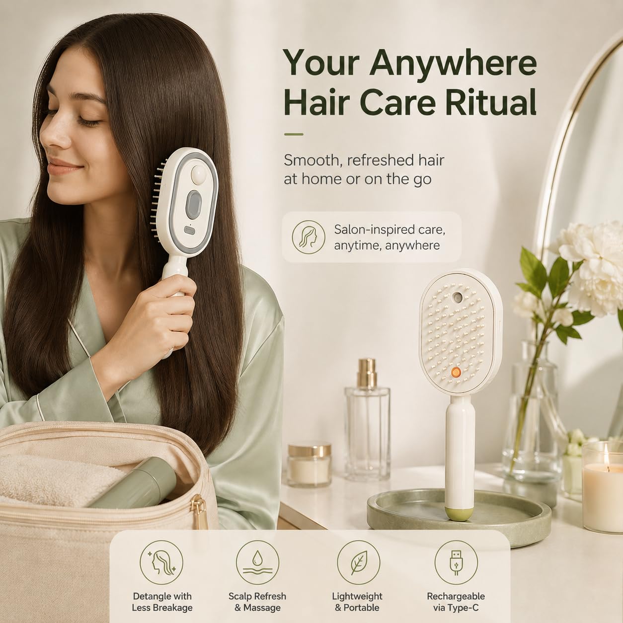 Electric Spray Hair Massage Co - Massage recension och pris