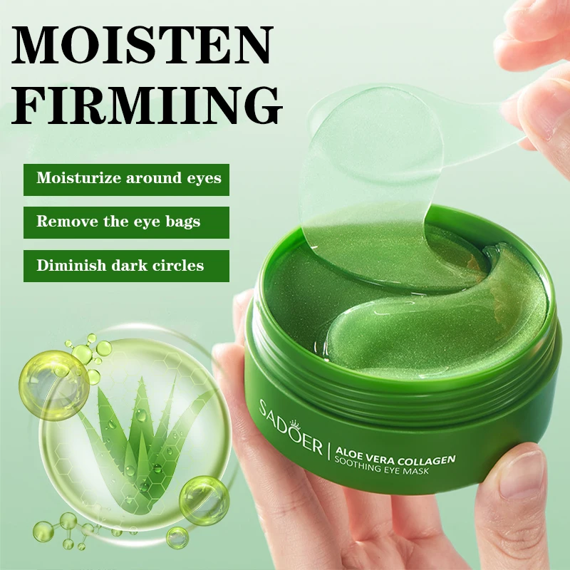 60pcs Aloe Vera Collagen Eye M - Collagen Under Eye Patches recension och pris