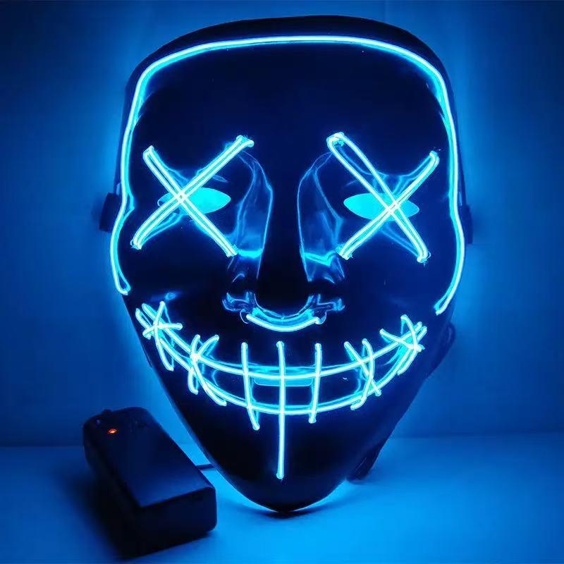 LED Glowing Black V-Shaped Mas - Led Light Therapy Face Mask recension och pris