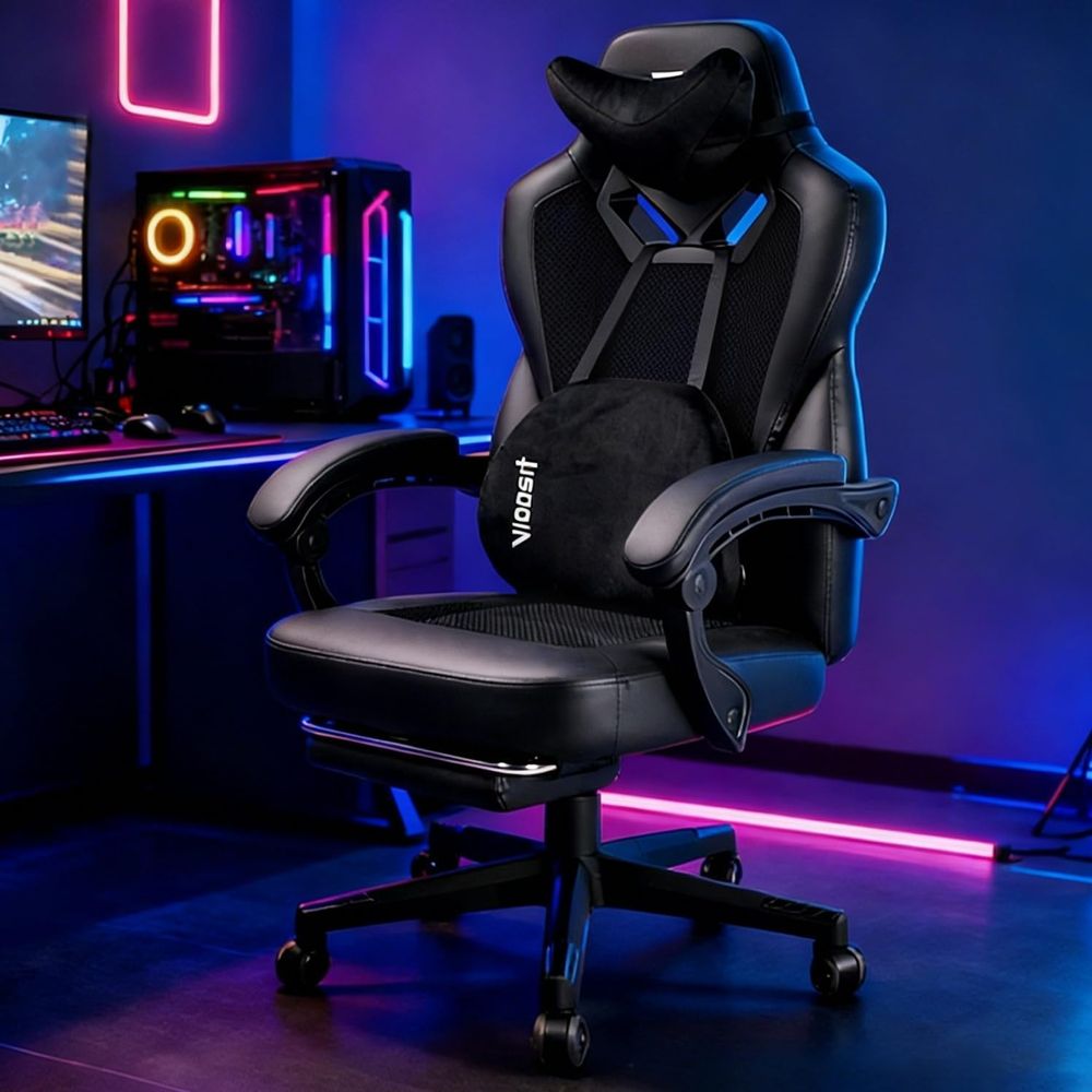 Gaming Chair PRO, Ergonomic Ga - Massage recension och pris