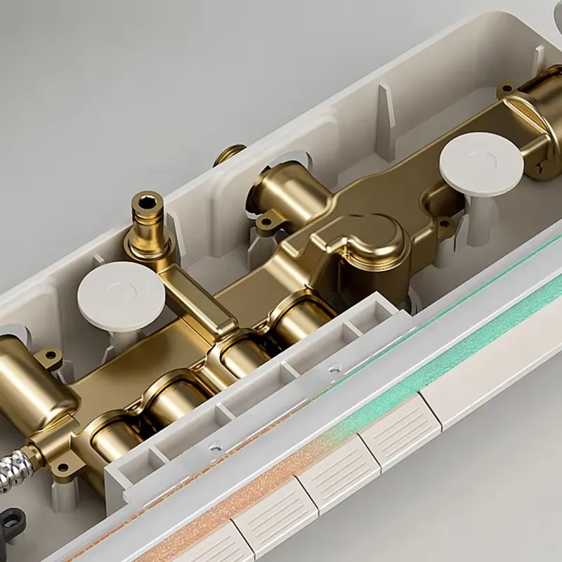 Brass Digital Waterfall Shower - Massage recension och pris