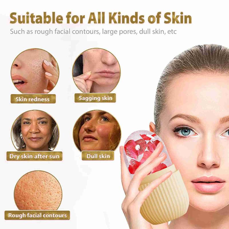 1Pcs Ice Face Roller Ice Cube  - Face Ice Roller Puffiness recension och pris