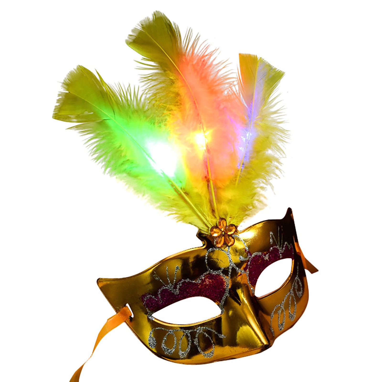 Glowing Feather LED Masks Veni - Led Light Therapy Face Mask recension och pris