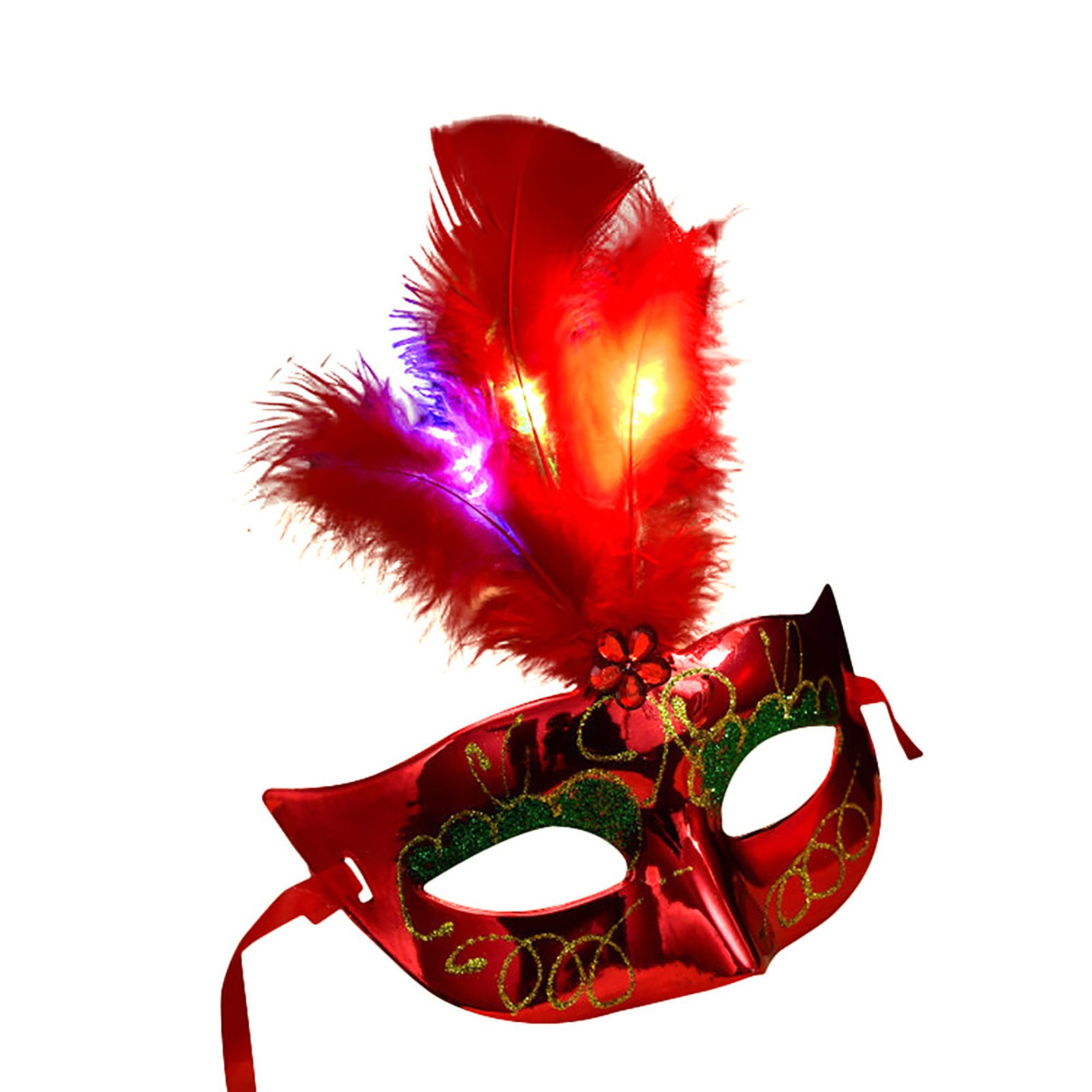 Glowing Feather LED Masks Veni - Led Light Therapy Face Mask recension och pris