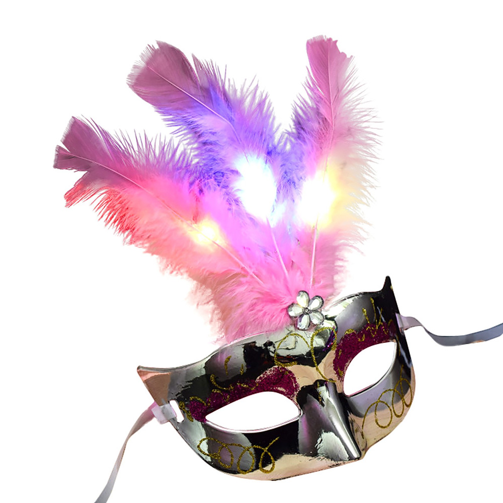 Glowing Feather LED Masks Veni - Led Light Therapy Face Mask recension och pris