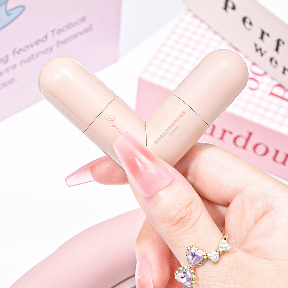 2pcs Matte Rotatable Eyeliner  - Waterproof Liquid Eyeliner Pen recension och pris