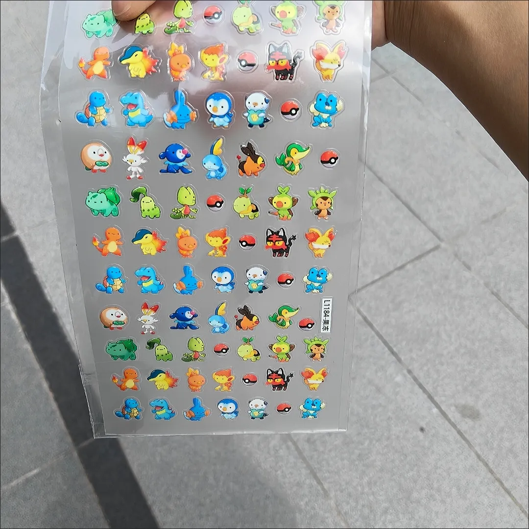 Pokémon Nail Stickers Charmand - Nail Art recension och pris